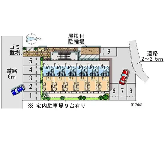 那珂市菅谷 月極駐車場
